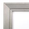 Amanti Art Non-Beveled Wood Wall Mirror, Romano Silver Narrow Frame